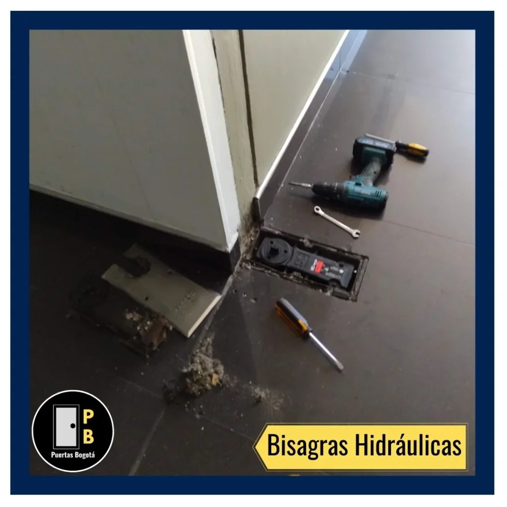 Cambio y Venta de Bisagras Hidráulicas de Piso para Puertas de Vidrio 10 Bisagra hidraulica para piso. Bisagras de piso para puertas de cristal templado.