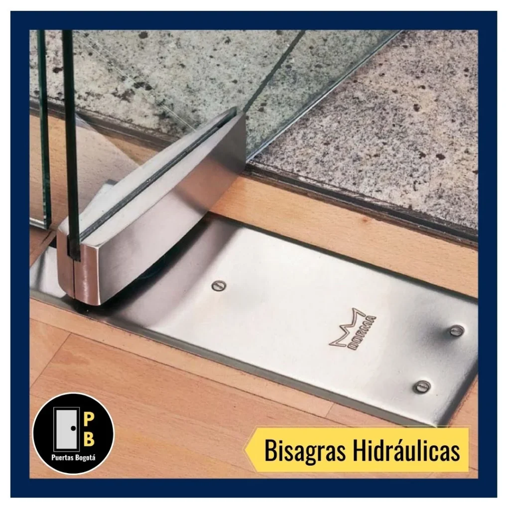 Cambio y Venta de Bisagras Hidráulicas de Piso para Puertas de Vidrio 7 Bisagra hidráulica marca Dorma para puertas de vidrio templado instalada en local comercial de Bogotá. Se pueden instalar también en puertas principales o de torres en conjuntos residenciales.