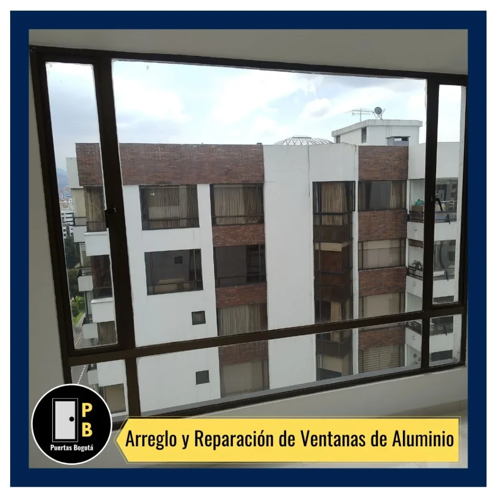 Mantenimiento de ventanas de aluminio con ajuste y lubricación de rieles