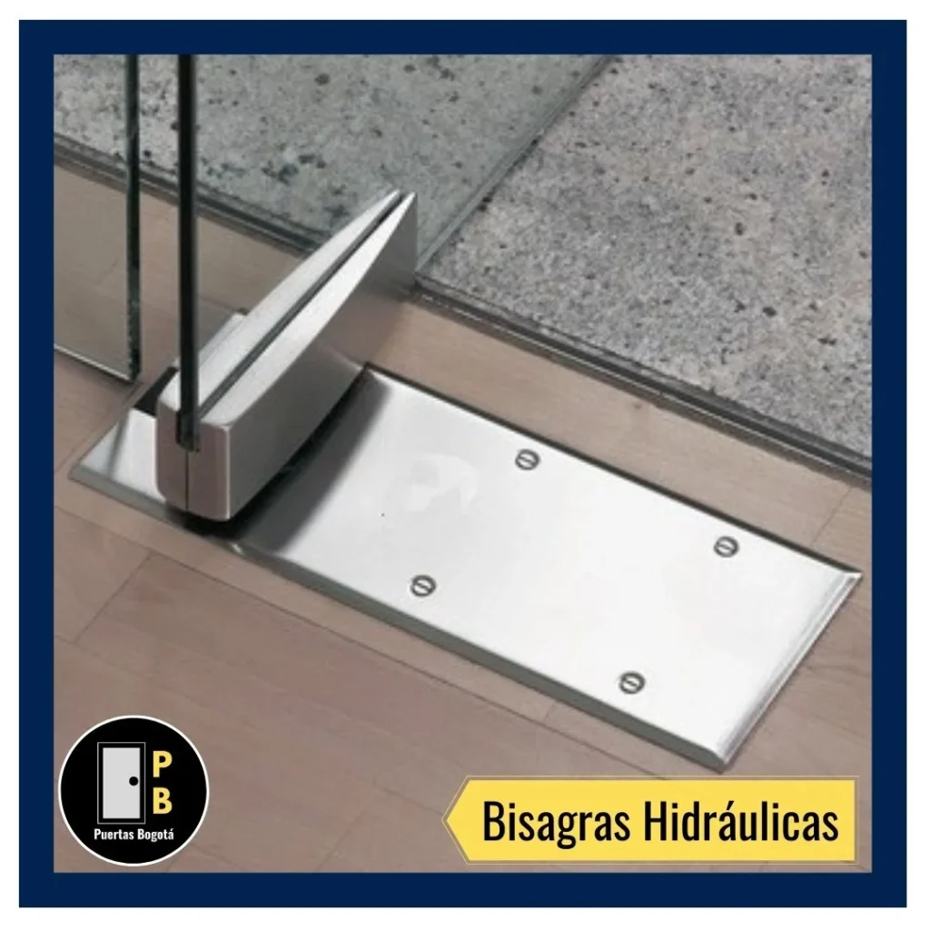 Cambio y Venta de Bisagras Hidráulicas de Piso para Puertas de Vidrio 6 Venta de kits de bisagras hidráulicas de piso para puertas de vidrio templado en Bogotá con envío inmediato.