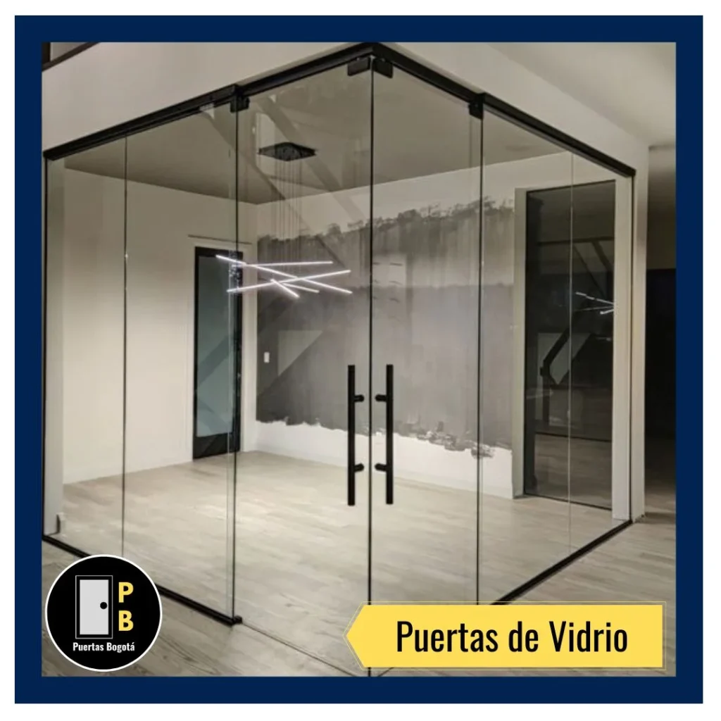instalacion puerta vidrio templado bogota